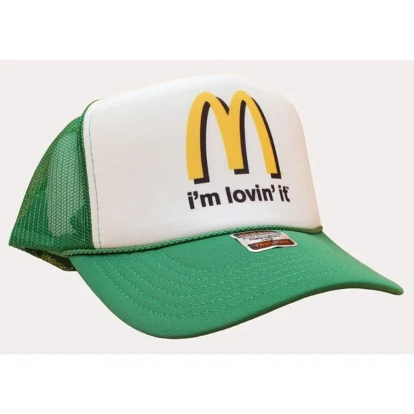 McDonalds Trucker Hat Mesh Cap Snapback Hat Adjustable  i'm lovin it - Picture 2 of 4
